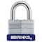 Brinks Keyed Different Padlock, Laminated Steel, 50mm, High Security 172-50091 - alternate 2